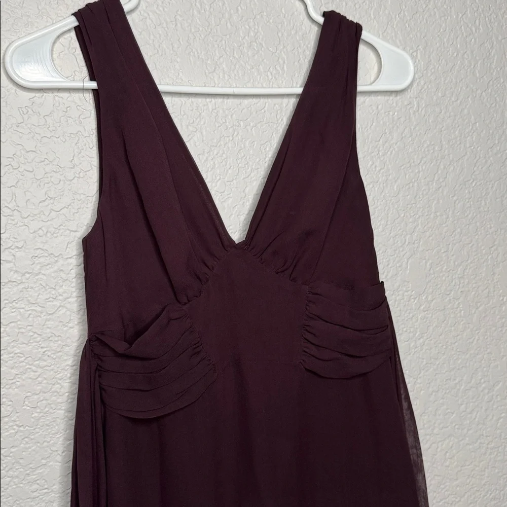 Ted Baker Silk Midi Dress Small Wedding Formal Party Jewel Tone Romantic - Picture 4 of 9